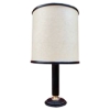 AD 14412 Lampe en cuir dans le style de Jacques Adnet
