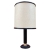 AD 14412 Lampe en cuir dans le style de Jacques Adnet