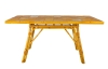 MOD 21119 Table de salle à manger ou de jardin en rotin et céramique