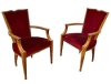 AD 1843 Paire de fauteuils art déco circa 1940/1950