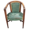 AD 1153 1 fauteuil Art Deco, Circa 1925, Decor Faux Bois