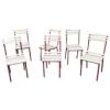 AD 1212 6 Chaises Art Deco Attribuée à Pierre Dariel Ou Robert Mallet Stevens