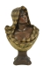 AD 1403 Buste Orientaliste En Platre Polychrome Circa 1900