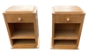 AD 2013 André ARBUS  paire de chevets Art Deco en sycomore