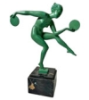 AD 1965 A-j Derenne, Le Verrier &quot;danse Paienne&quot; sculpture Art Deco Circa 1930