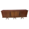 MOD 1246 Grand buffet art deco  en zebra wood circa 1940
