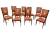 AD 1554 8 chaises  Baptistin Spade Rare Suite of 8 chaises Art Deco