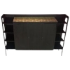 MOD 1249 Cabinet Vintage En Acajou Foncé, Decor  Feuille d&#039;Or