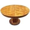 MOD 1165 Jean Claude Mahey, Table En Loupe d&#039;Orme Et Laiton