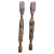 INS 1631 Eléments décoratifs en bois polychrome