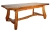 MOD 1811 Grande table brutaliste en orme massif