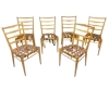 MOD 1652 Cees Braackman, 6 chaises en bouleau.