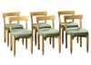 MOD 1724 Guillerme and Chambron, Suite de 6 Chaises ModèleMarie-Claire