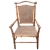 AD 2092 Fauteuil 1900 en bois à l'imitation du bambou