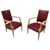 AD 1321 Paire  De Fauteuils Art Deco Circa 1940/1950