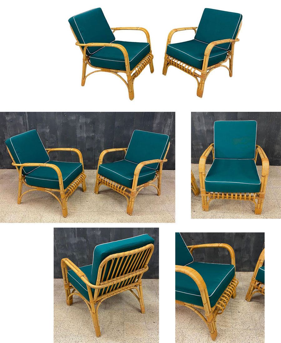 fauteuils bambou