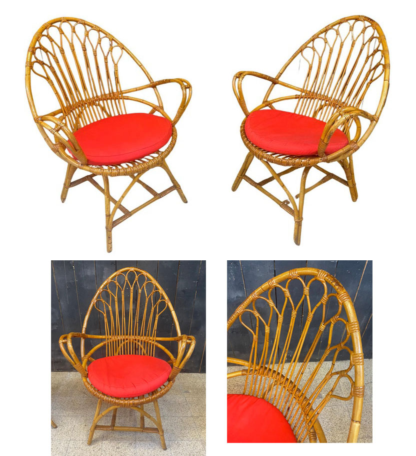fauteuil bambou