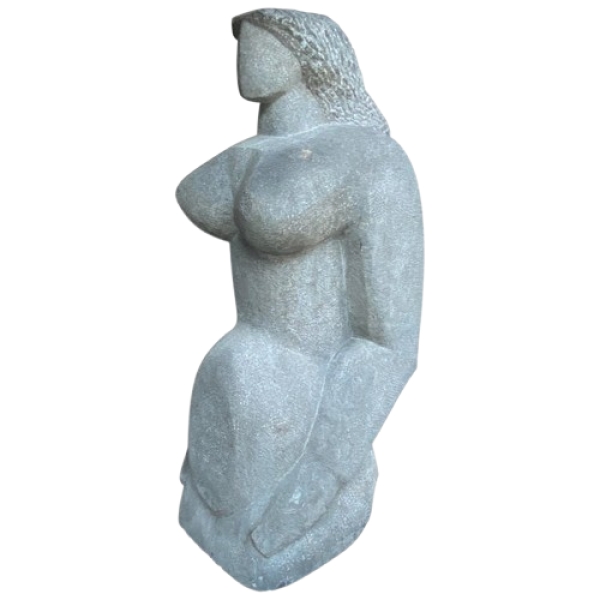 MOD 1395 Stievenart Michel sculpture en pierre bleue.