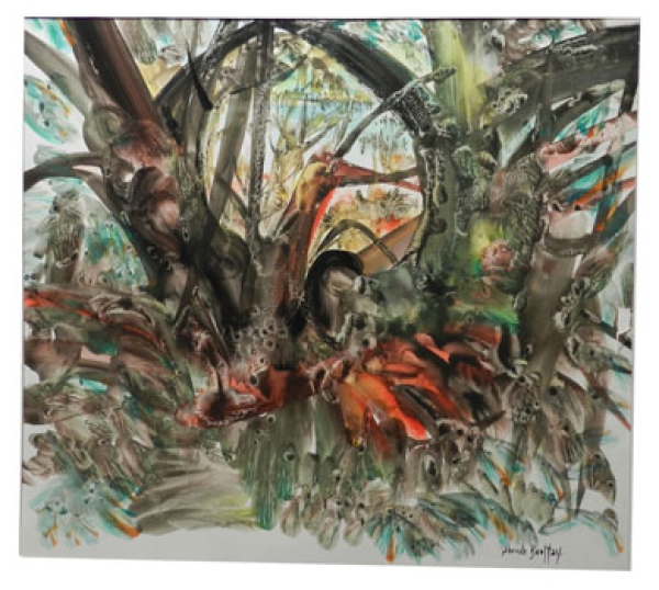 MOD 1939 Gabrielle Bouffay. Sans titre. Aquarelle.