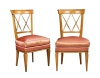 AD 2061 Maurice HIRSCH, paire de chaises néo classiques