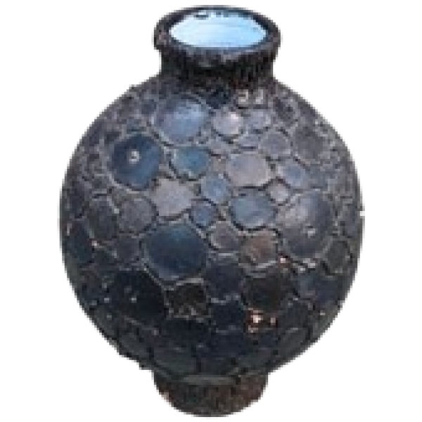 MOD 1055 Vase japonisant en céramique vers 1950.