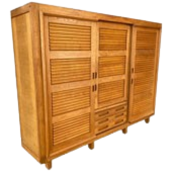 MOD 13110 Guillerme et Chambron, grande garde-robe en chêne