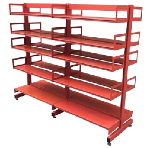 MOD 11017 Etagère en métal laqué circa 1970.