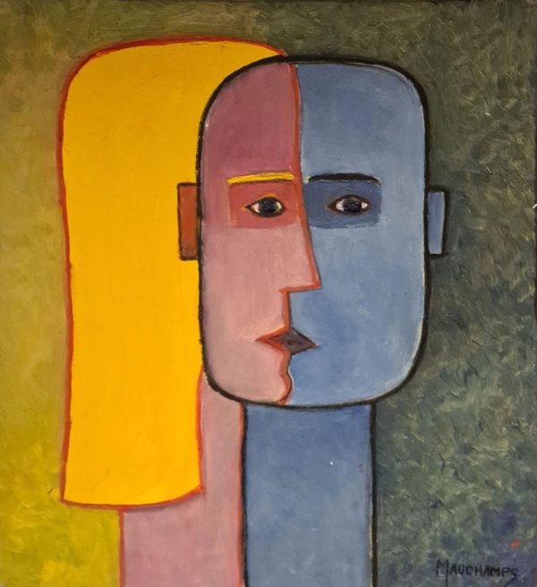 MOD 14113 Raymond Mauchamps 'xx-xxi' Composition Aux Deux Visages