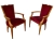 AD 1843 Paire de fauteuils art déco circa 1940/1950