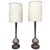 INS 1126 Paire De Grandes Lampes Style Orientale En Laiton