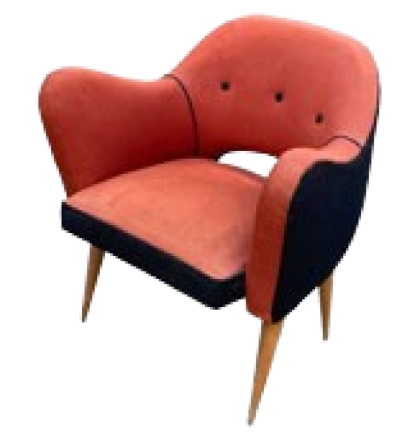 MOD 1887 Henri Caillon (attribué à) fauteuil Edition Erton 1955.