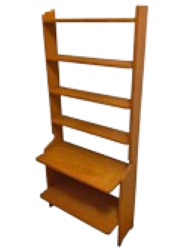 MOD 1859 Guillerme et Chambron, étagère bibliothèque en chêne