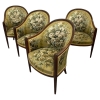 AD 2088 Suite de 4 fauteuils art deco circa 1920/1930