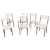 AD 1212 6 Chaises Art Deco Attribuée à Pierre Dariel Ou Robert Mallet Stevens