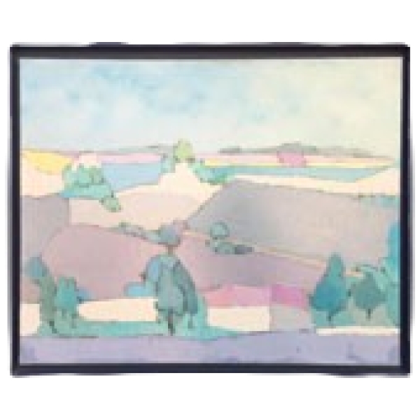 MOD 1195 Gilles Afera Ferrand , Espace 15, hst , signée et datée 1984