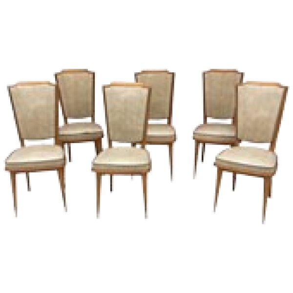 MOD 1225 6 chaises 1960.