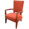 AD 10914 Maxime Old, fauteuil en acajou, période Art Deco