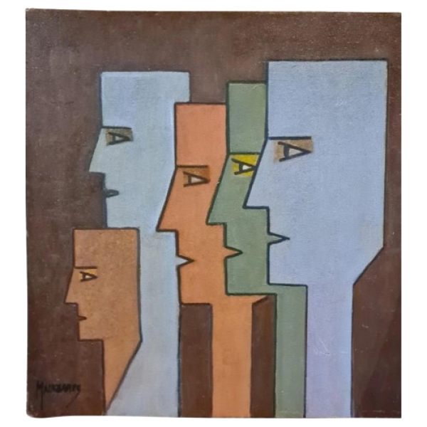 MOD 14114 Raymond Mauchamps (xx-xxi) Composition Aux 5 Visages