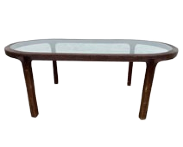 MOD 15512 Grande Table De Salle à Manger En Rotin