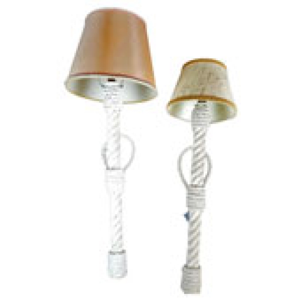 MOD 1901 Audoux-Minet, Paire d'Appliques en corde