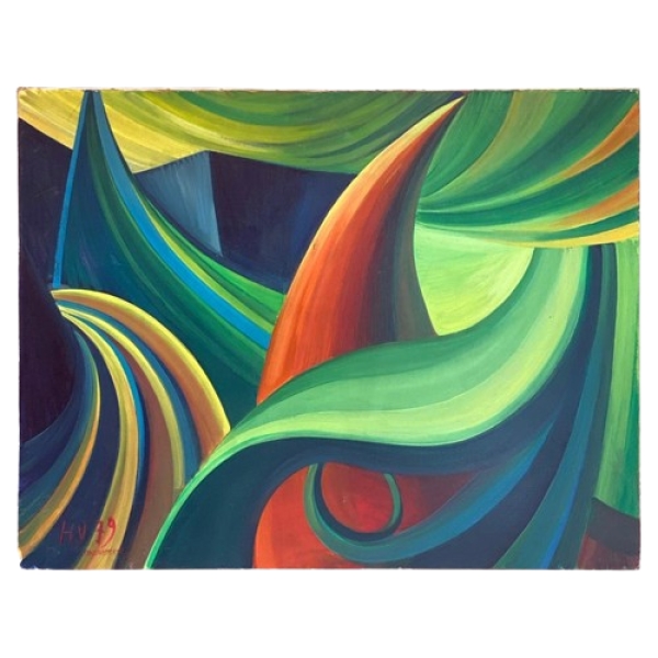 MOD 1458 Henri Van Wynsberghe Huile Sur Toile