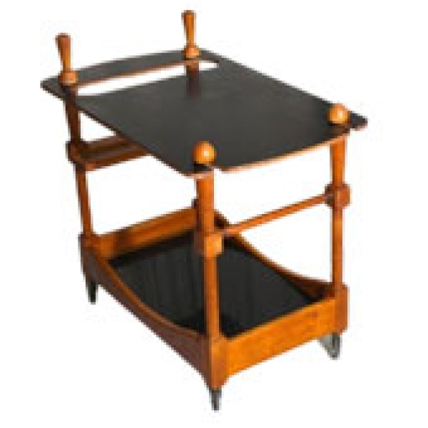 MOD 1914 Guillerme et Chambron, desserte/ bar roulant. Edition Votre Maison 1970