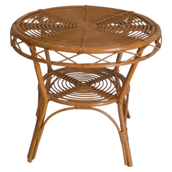 MOD 1368 Guéridon en bambou vers 1950