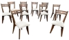 MOD 18013 Guillerme et Chambron, ensemble de dix chaises en chêne.
