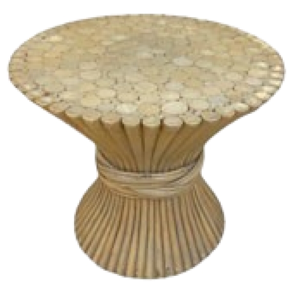 MOD 1597 Elinor and John Mc GUIRE guéridon en bambou