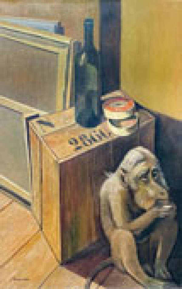 MOD 1774 Jean Thomas "Dans l'atelier, le singe au camembert"