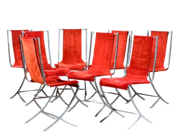 MOD 2082 20 chaises de Pierre Cardin pour Maison Jansen, 1970s