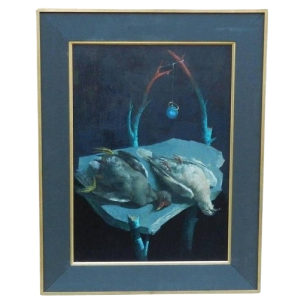 MOD 20310 Michael Dore,Tombe De Chefs, huile sur toile, vers 1970.