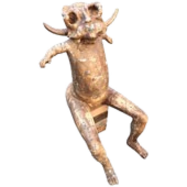 MOD 1076 P. Gomez, "The cow" sculpture en deux parties