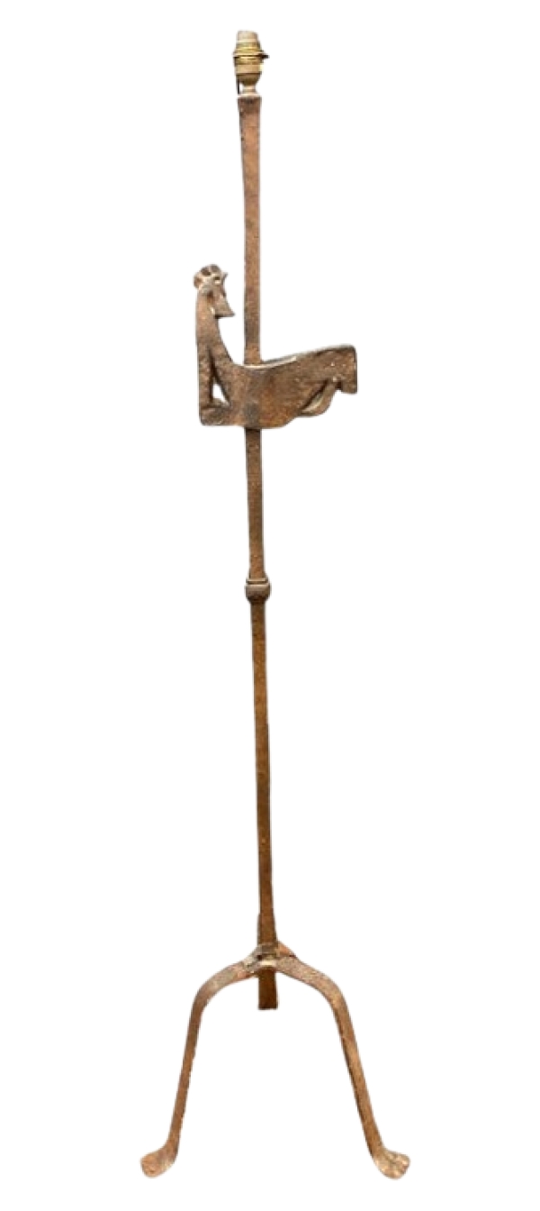 MOD 2055 Lampadaire brutaliste dans le style des Artisans de Marolles